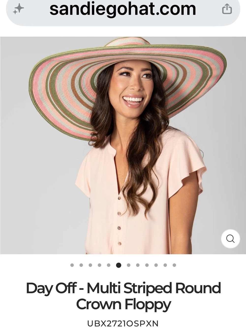 Sex in the city inspired beach hat with a 10” brim flexible yellow creme color